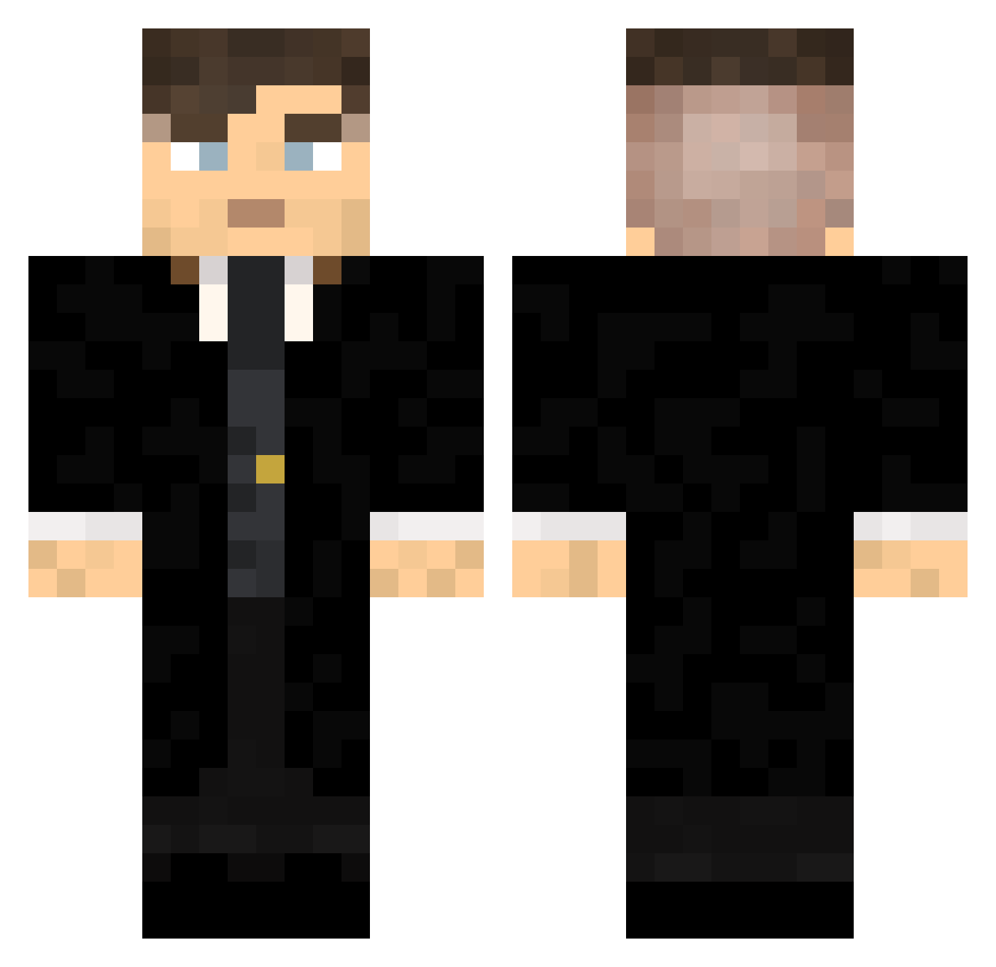 DasMexikaner20 Minecraft skin, front and back view