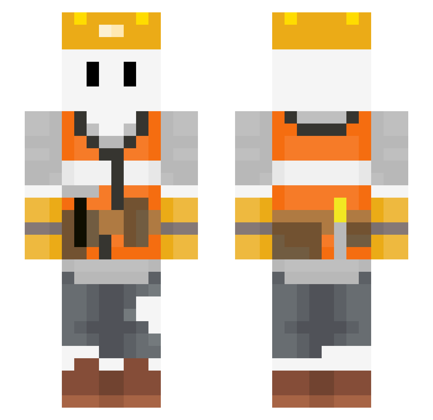 rginia_flowery96 Minecraft skin, front and back view
