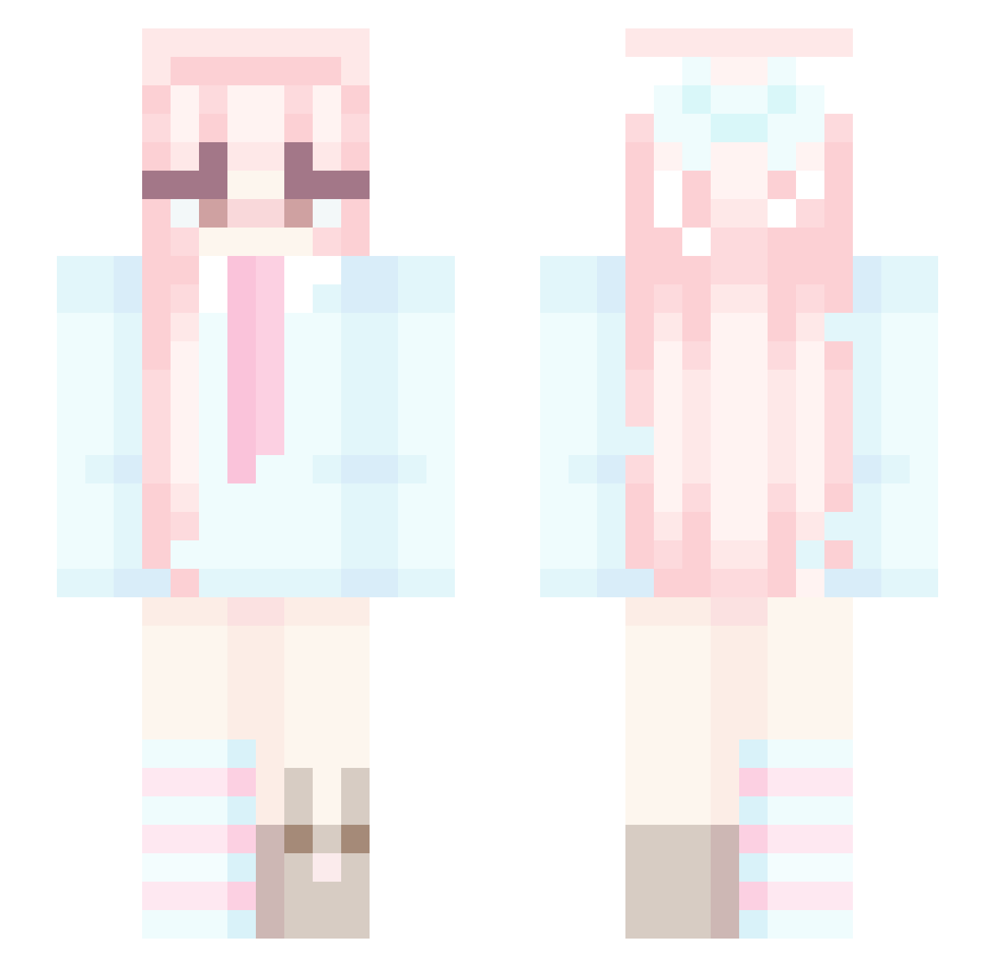DSONTTHEALMIGHTY Minecraft skin, front and back view