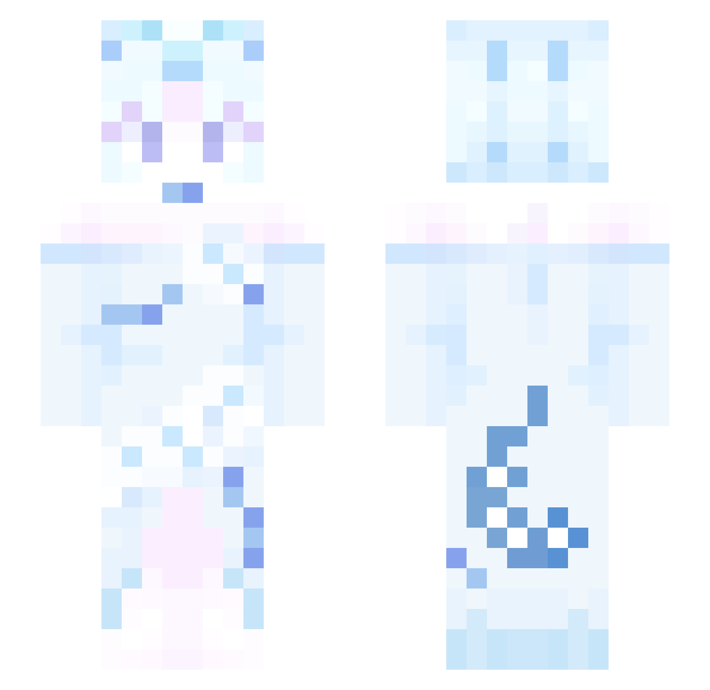 CONEXYION Minecraft skin, front and back view