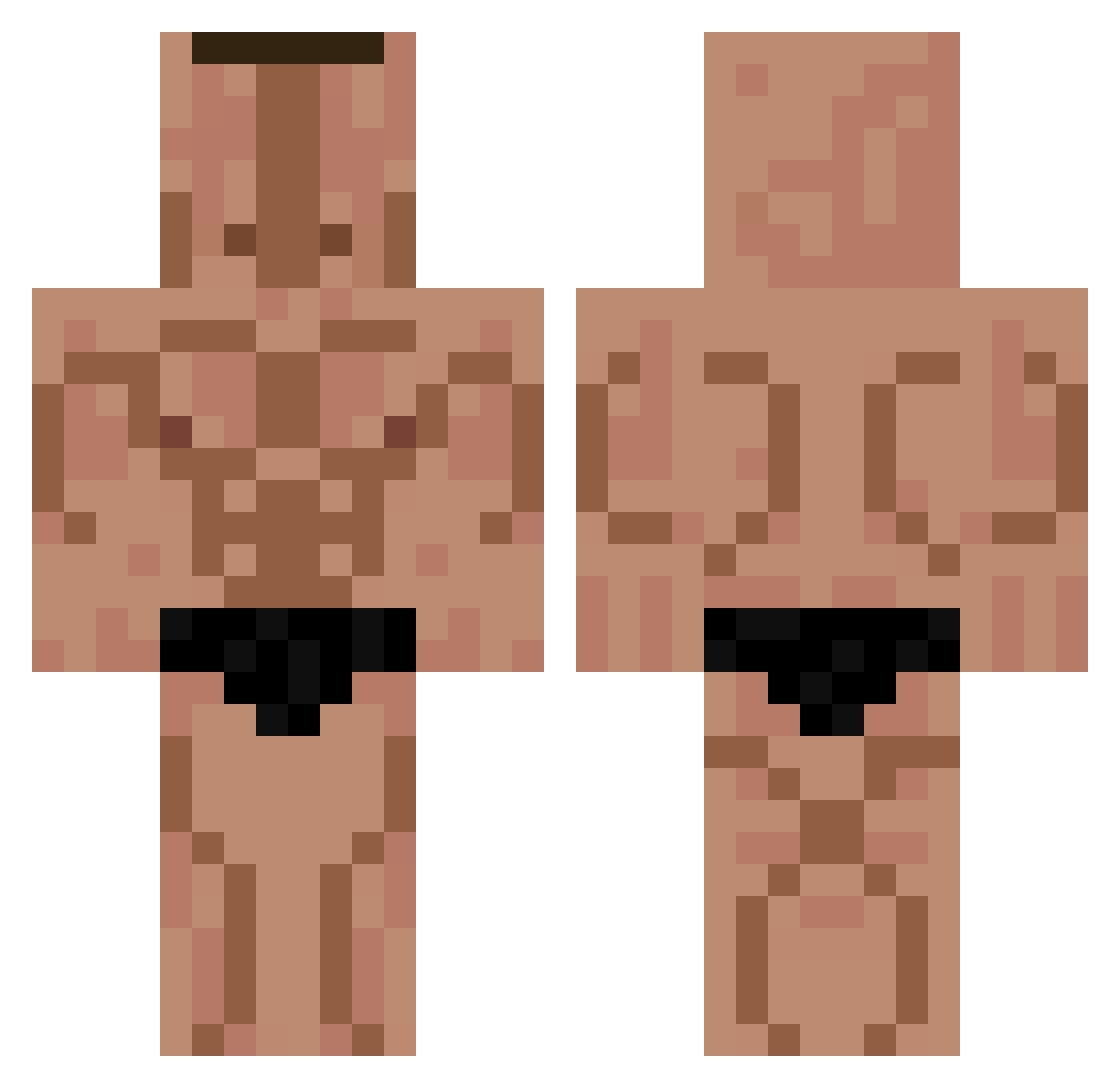 That_Ash_Though Minecraft skin, front and back view
