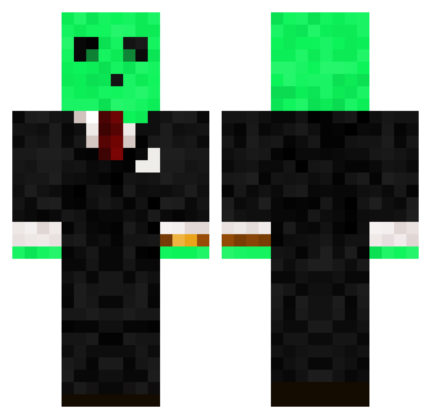 Wallow Minecraft skin, front and back view