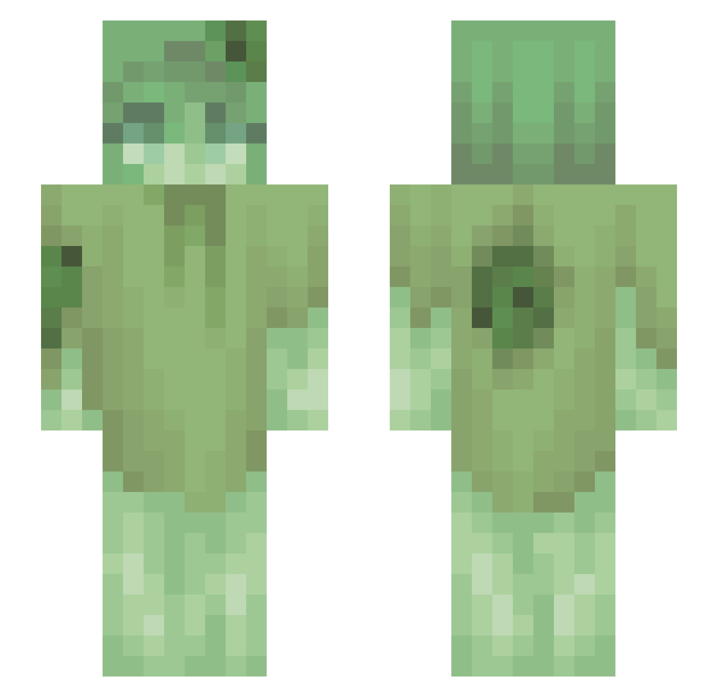 z_NSANITY_z Minecraft skin, front and back view