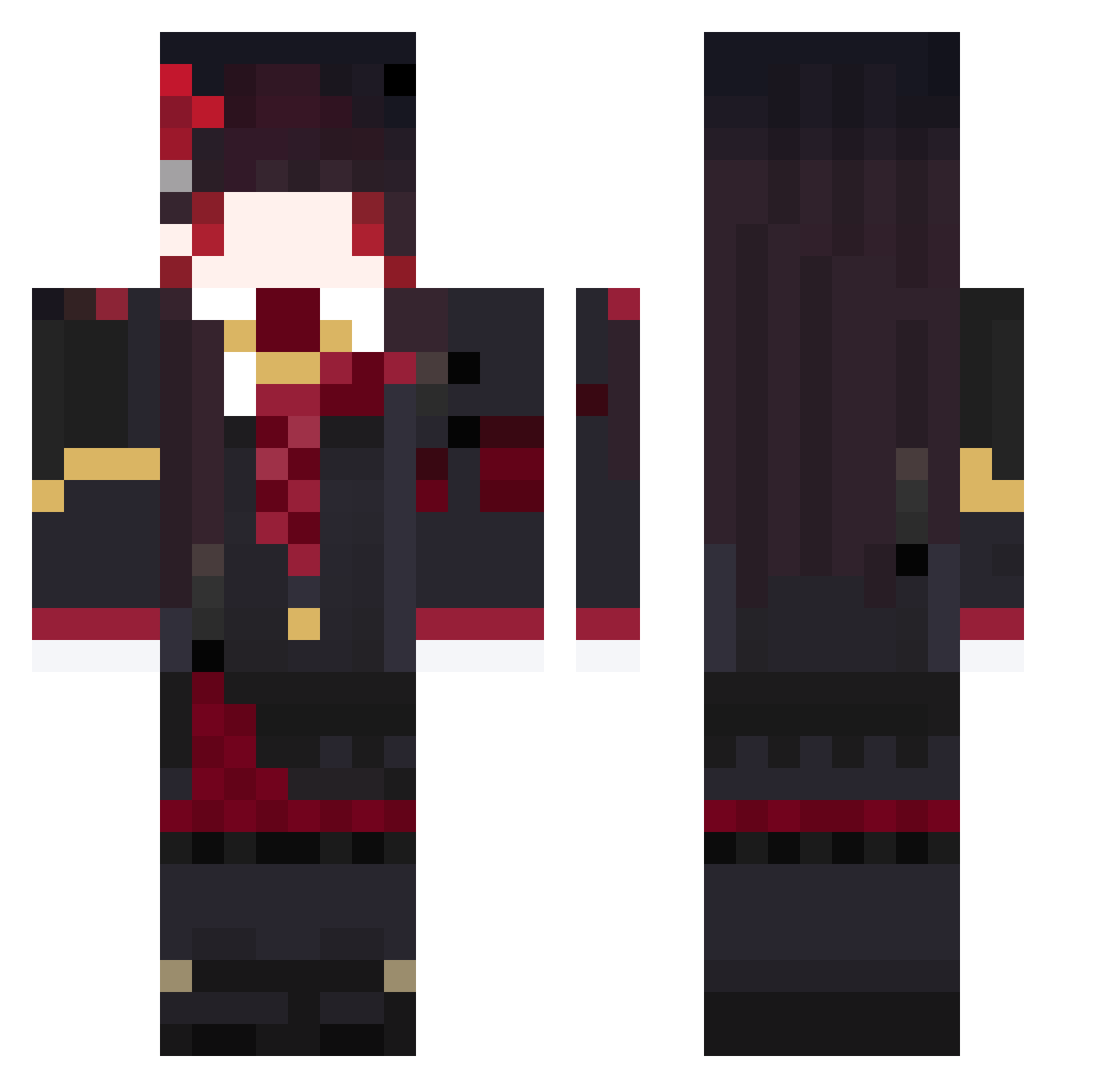 Ririum_ Minecraft skin, front and back view