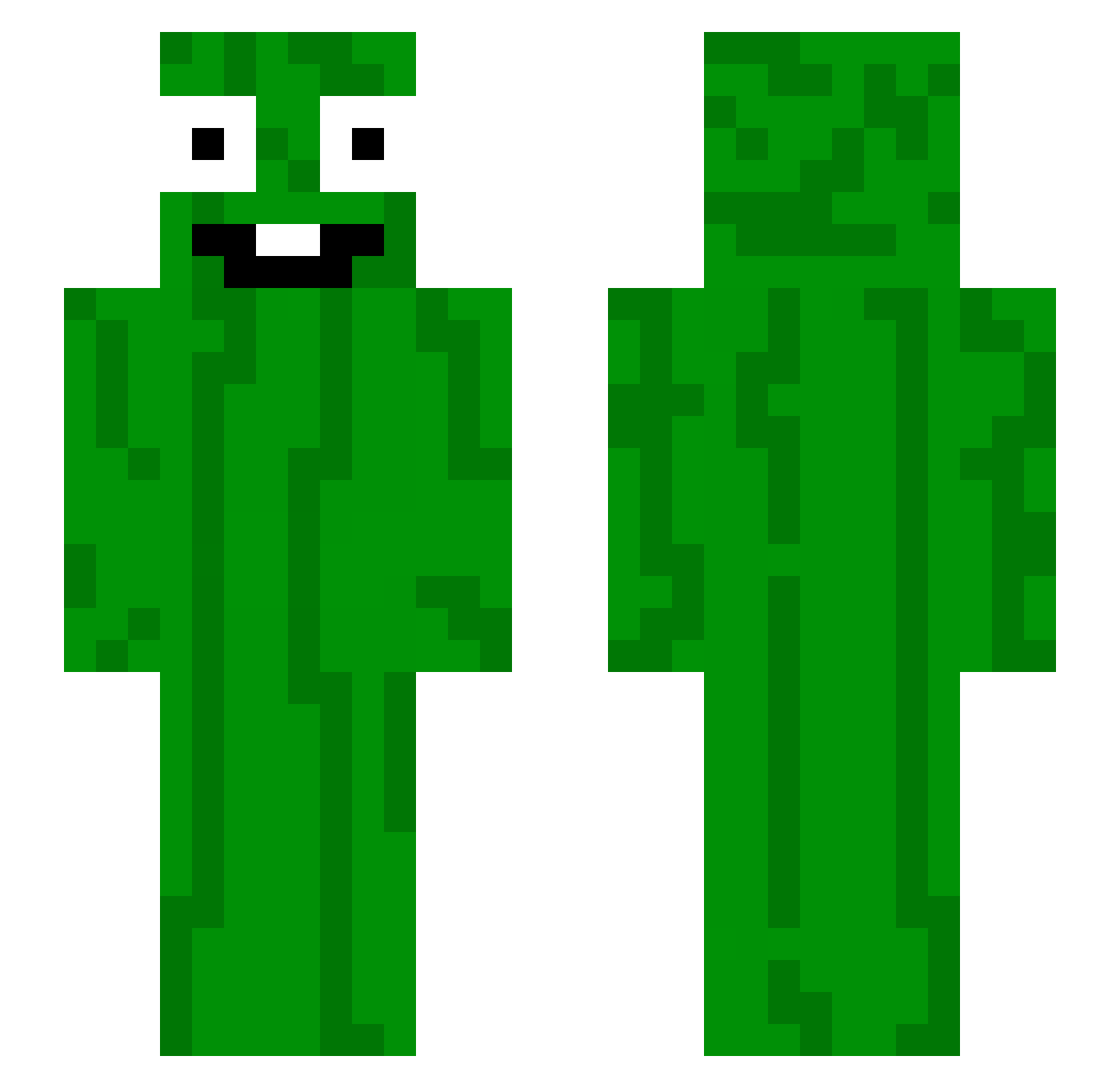 TTV_RAIDER Minecraft skin, front and back view