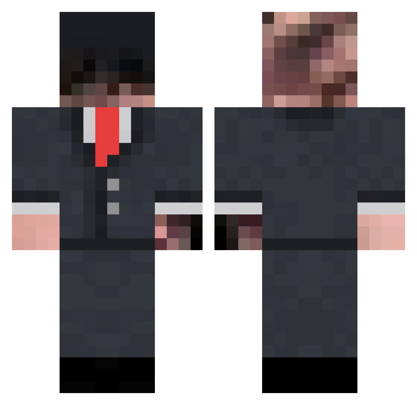 josher_ Minecraft skin, front and back view