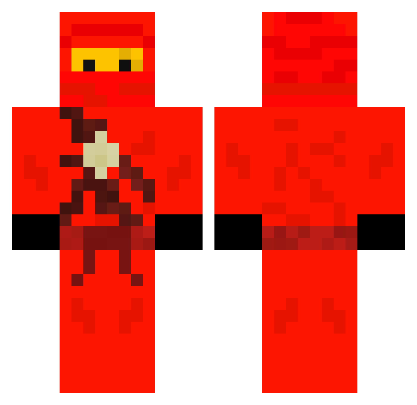 karlobannovits Minecraft skin, front and back view