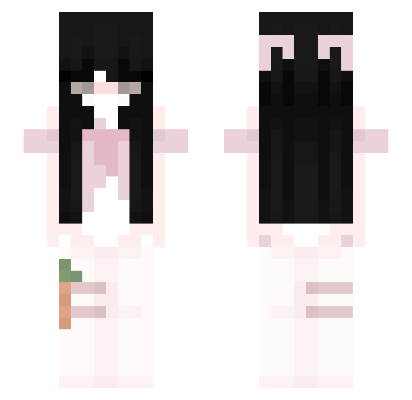 Troxion_ Minecraft skin, front and back view