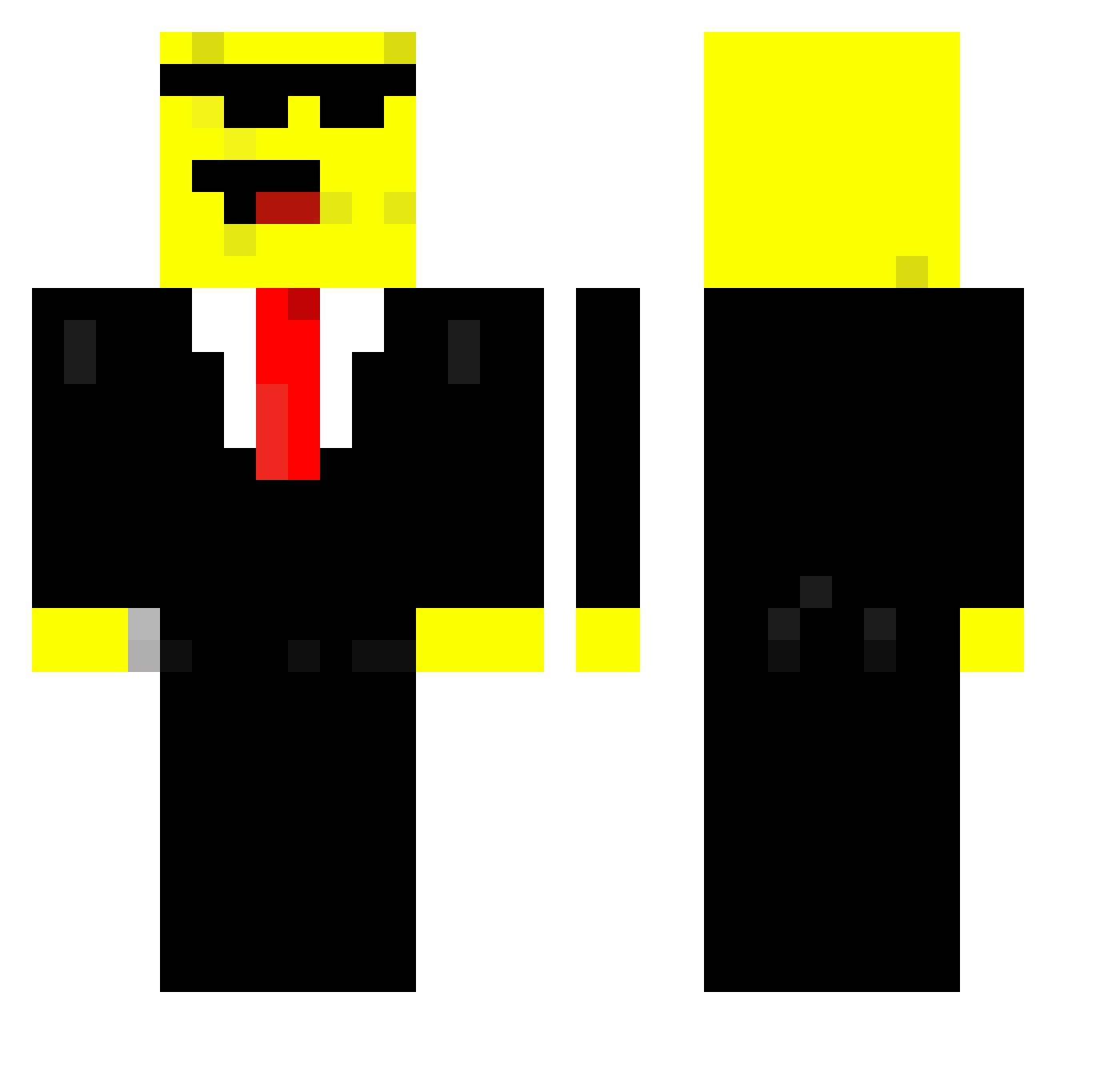 ZPuddingpalme_ Minecraft skin, front and back view