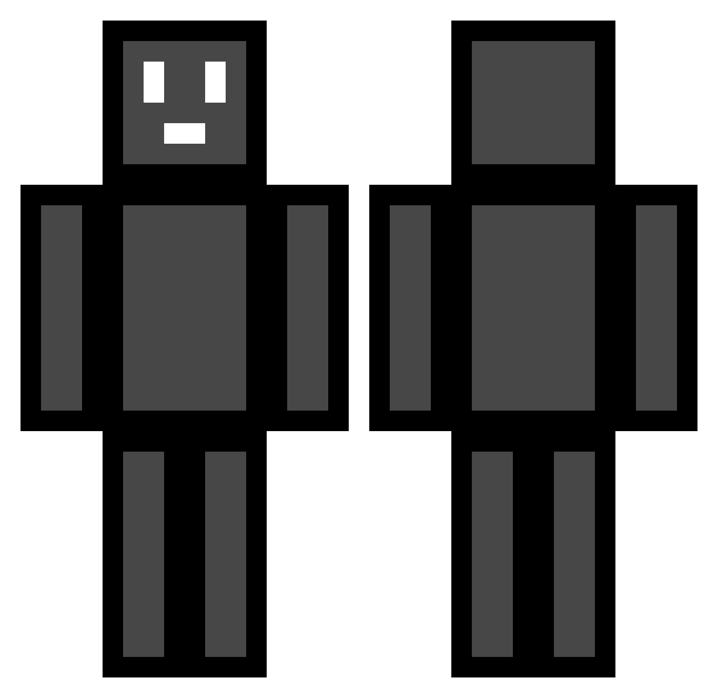 sarius0616 Minecraft skin, front and back view