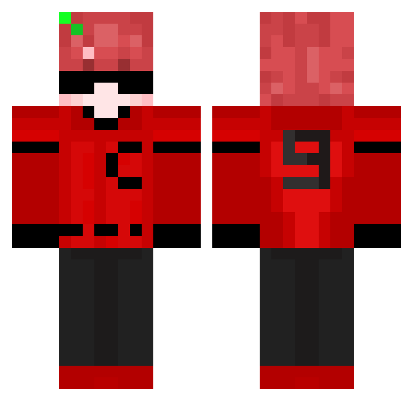 9_enti Minecraft skin, front and back view