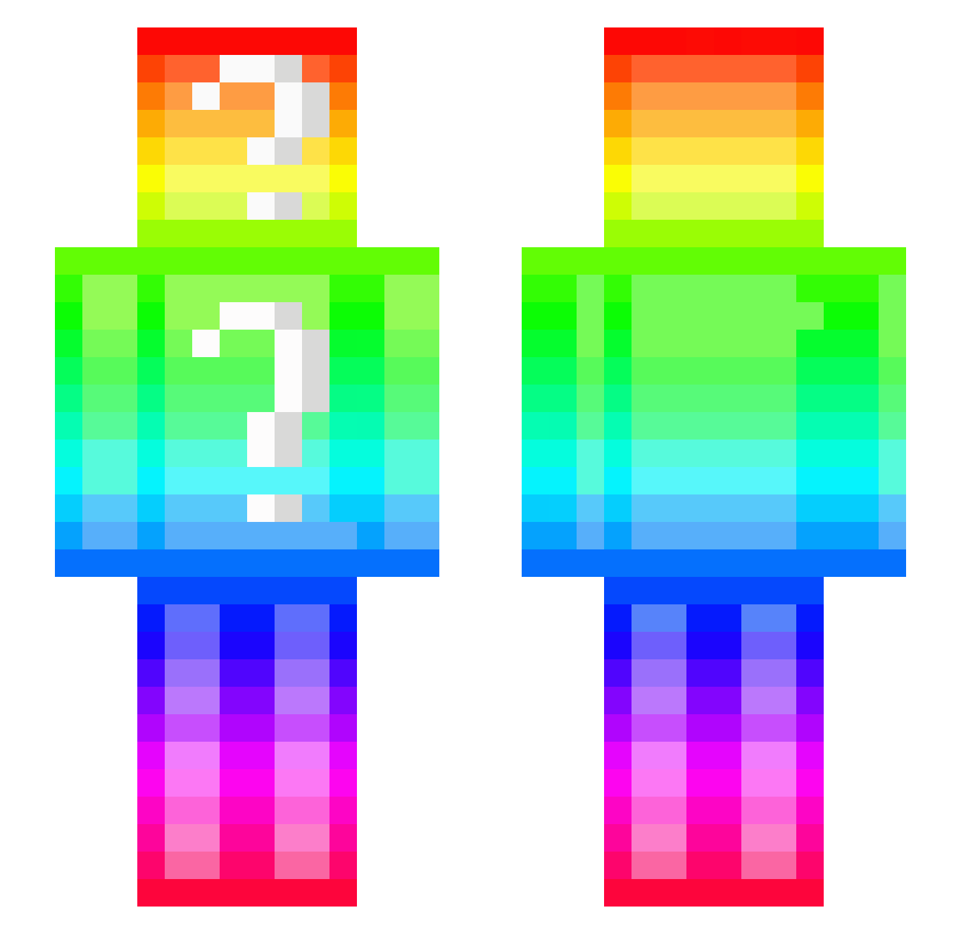 ekk07 Minecraft skin, front and back view