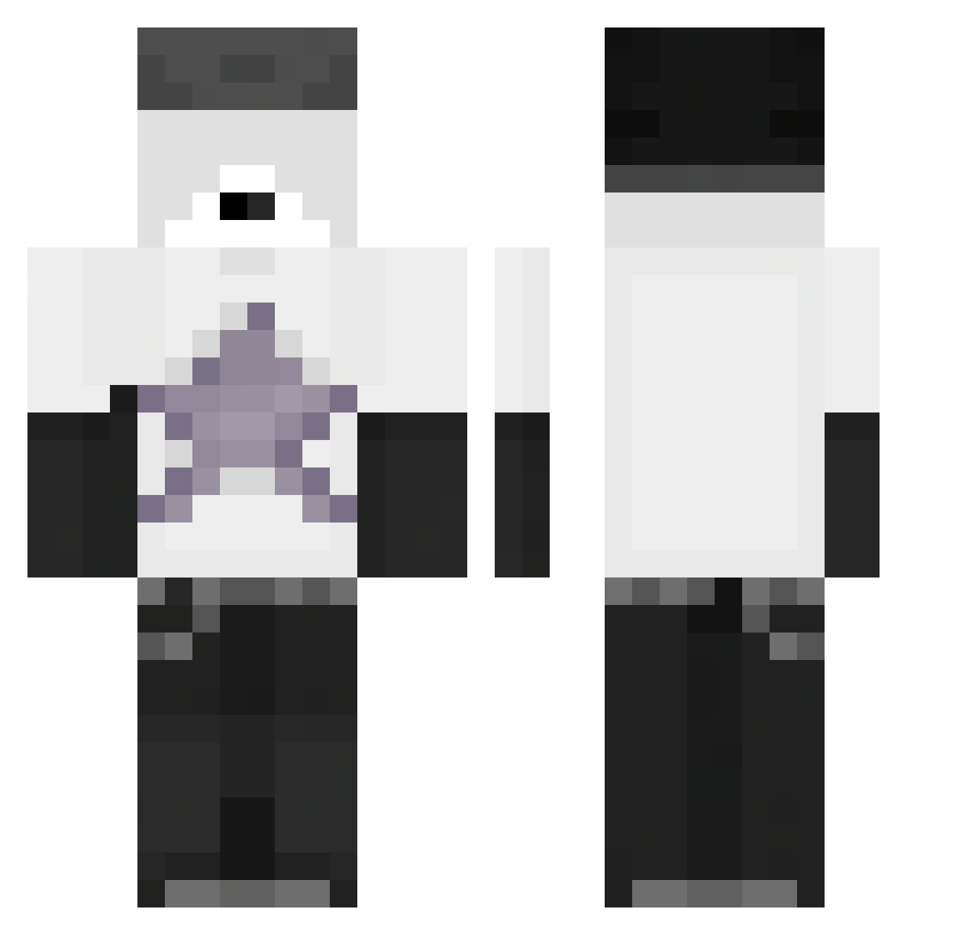 Matthias324 Minecraft skin, front and back view