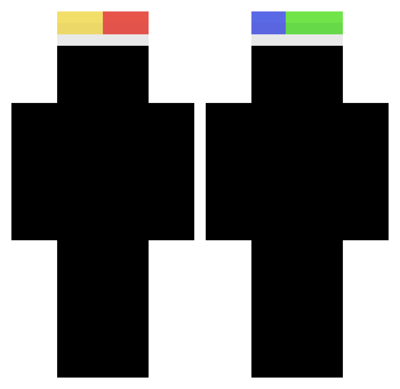 THEKODABOI Minecraft skin, front and back view