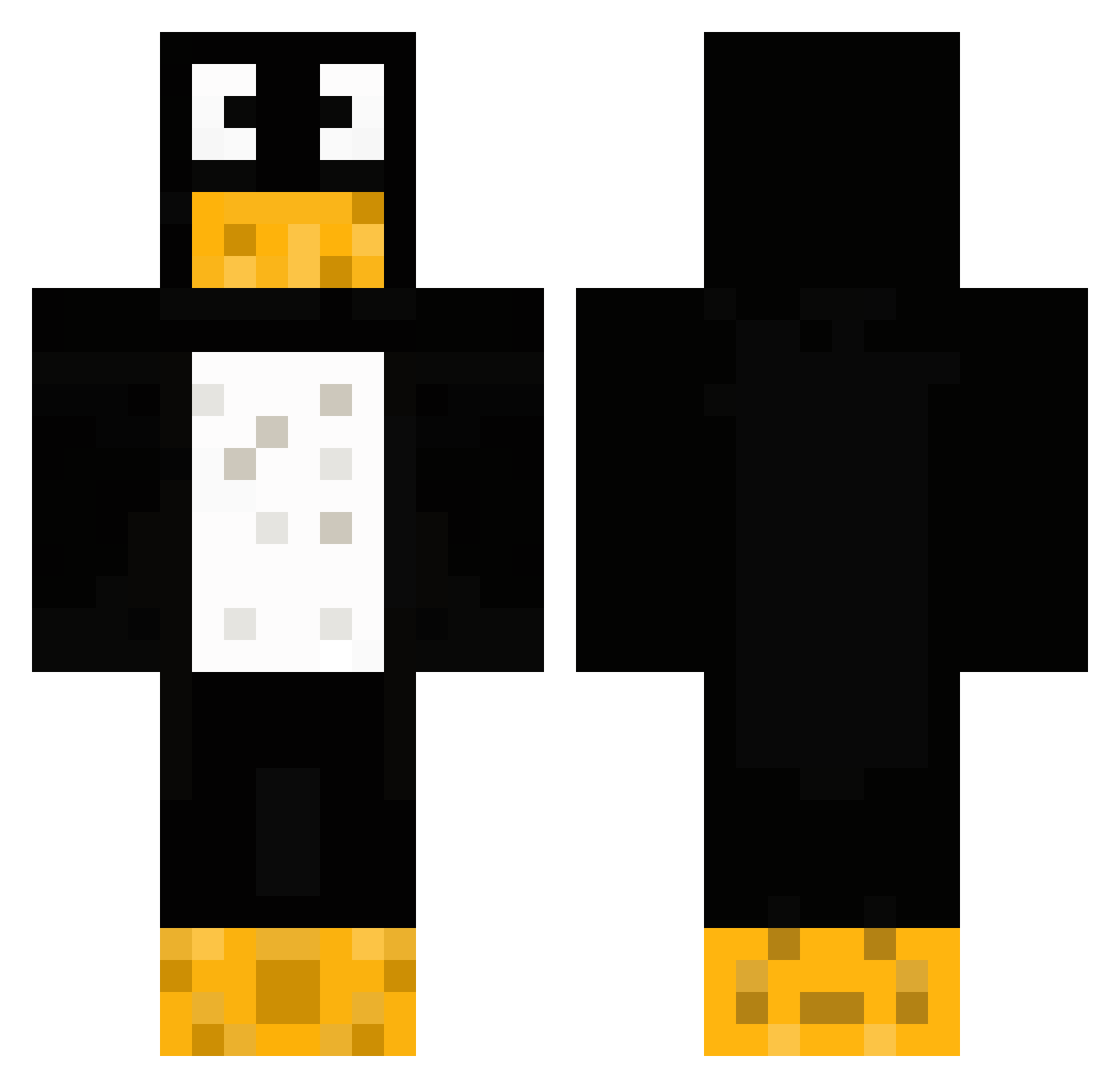 WyzeWizard Minecraft skin, front and back view
