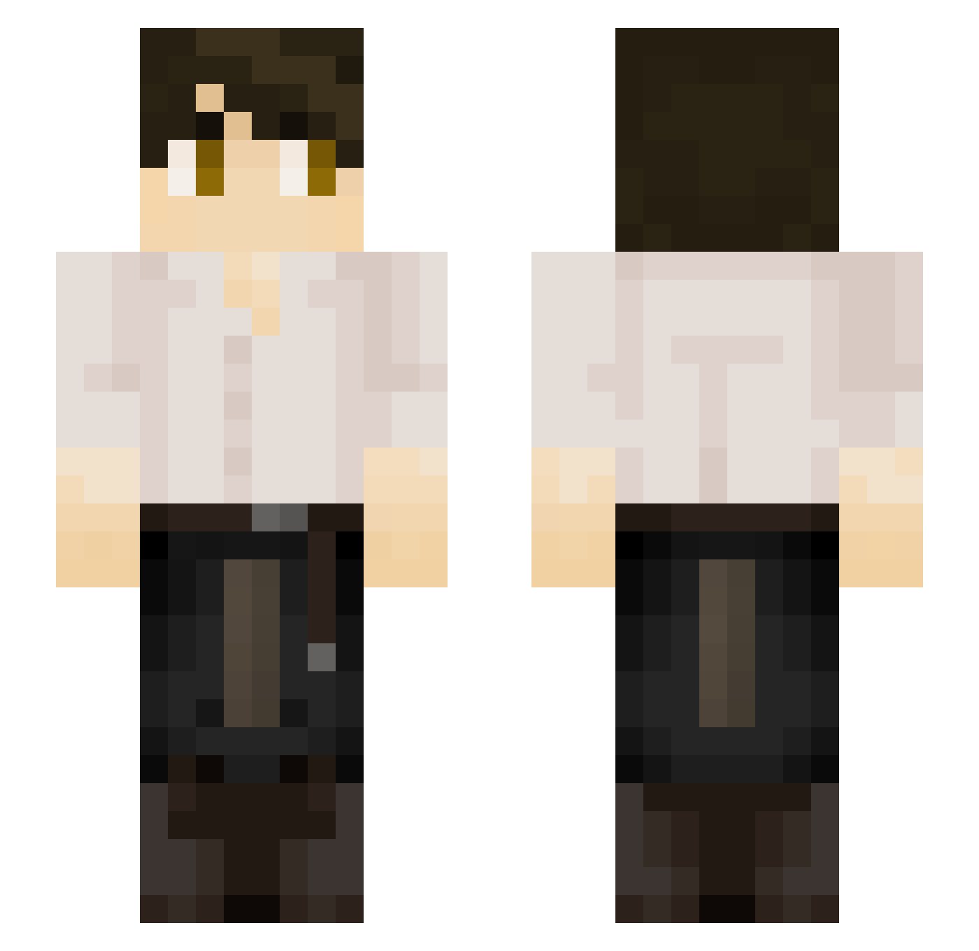 stoopboyo999 Minecraft skin, front and back view