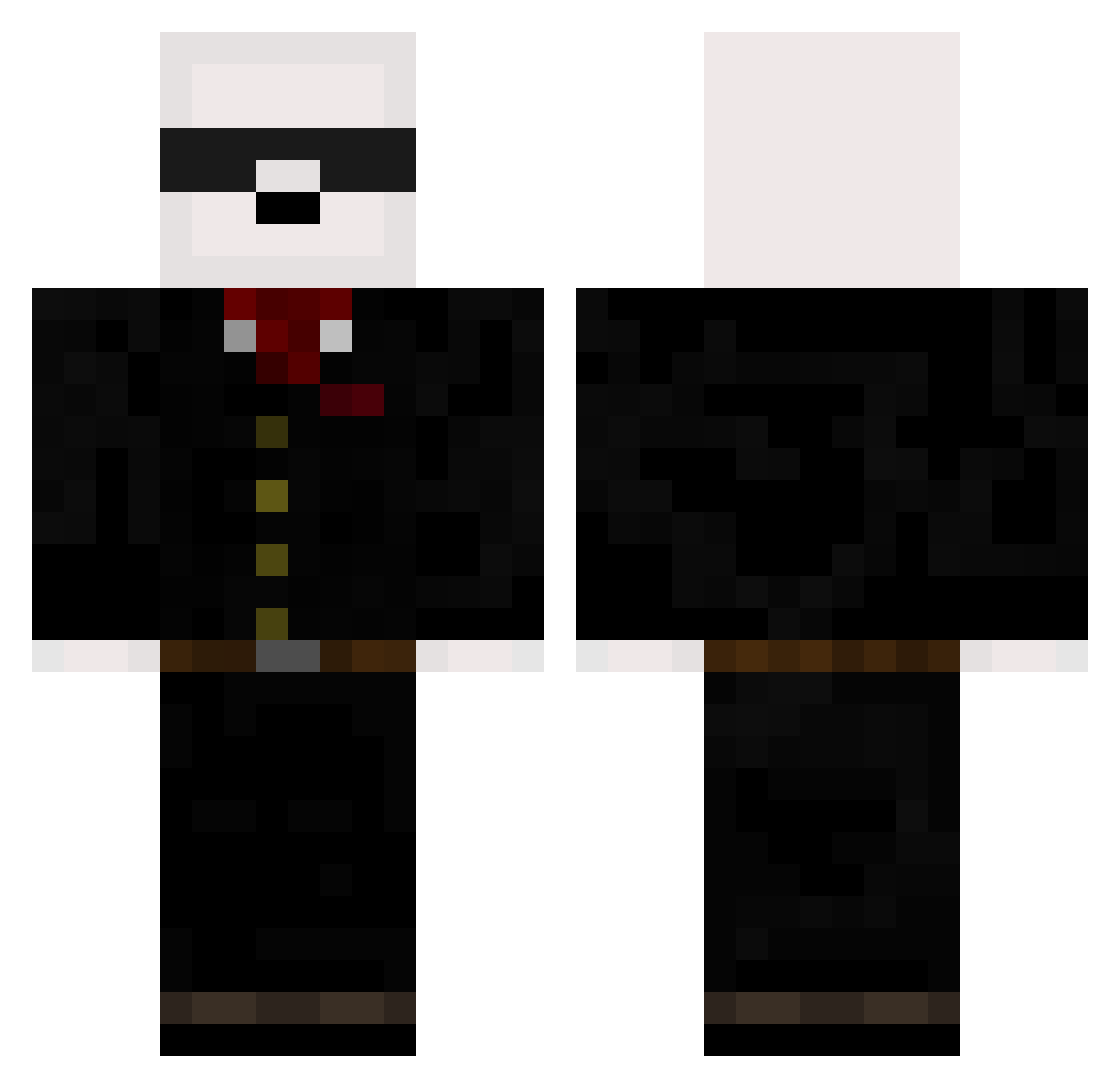 Snoopy_Da_Dog Minecraft skin, front and back view