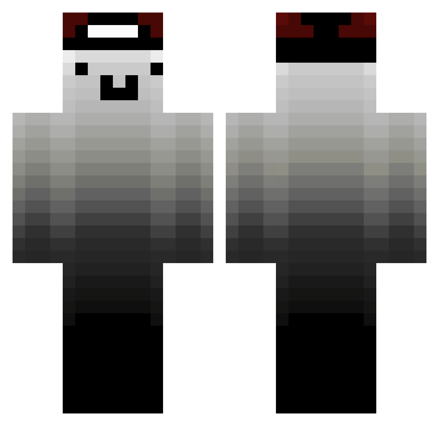 YasaiJuice0530 Minecraft skin, front and back view