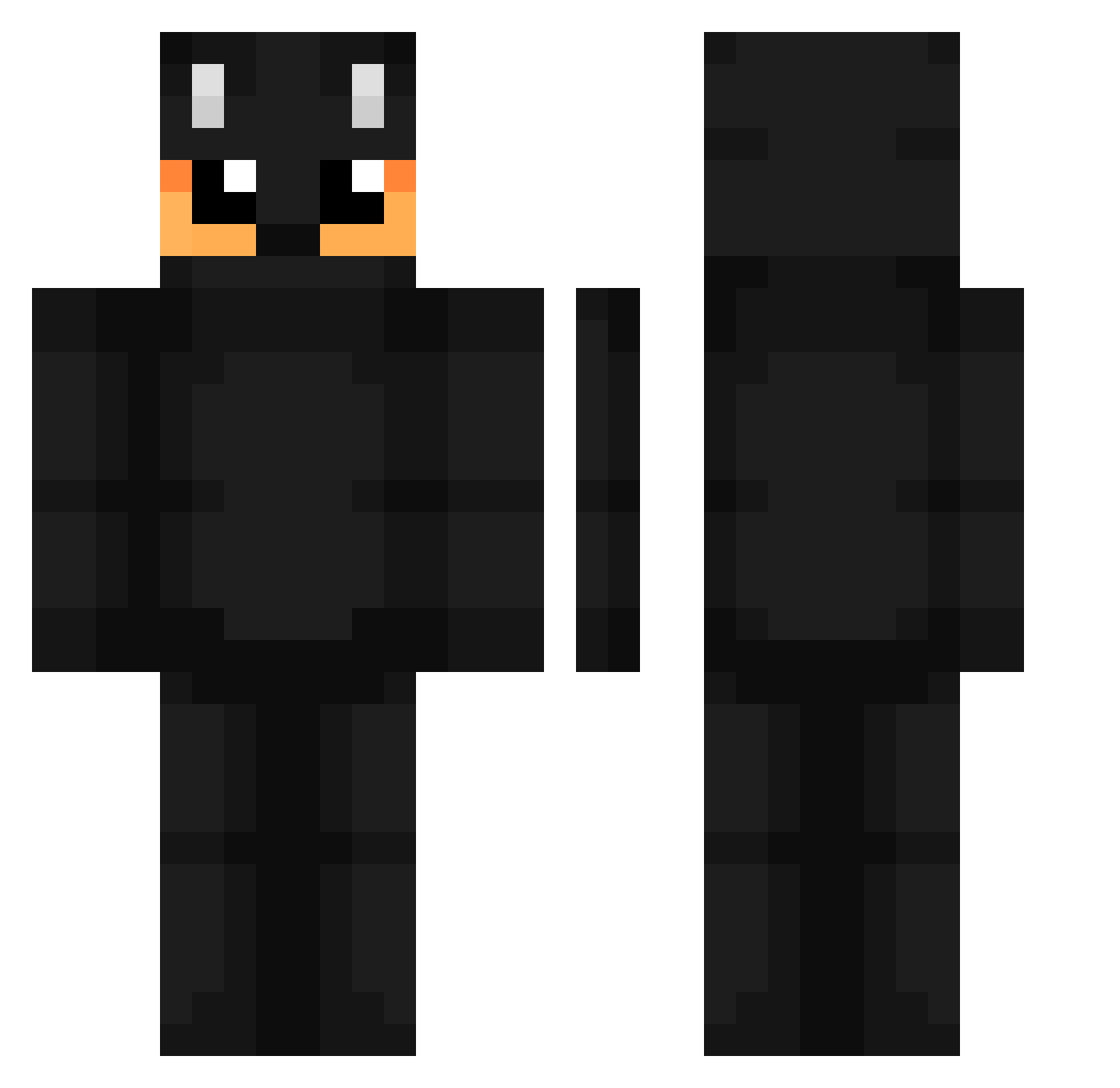 juampi333 Minecraft skin, front and back view