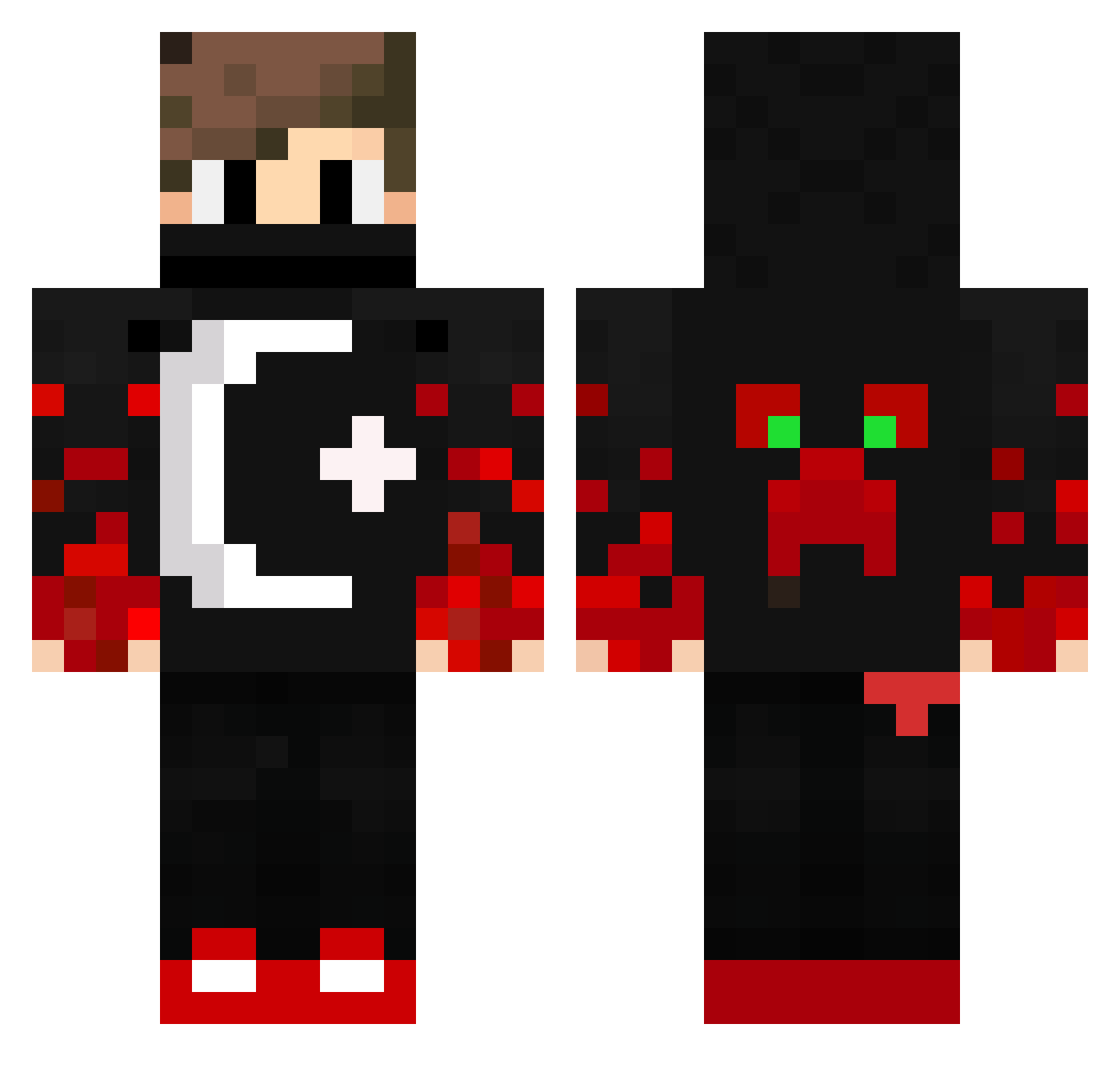 talhanikus61 Minecraft skin, front and back view
