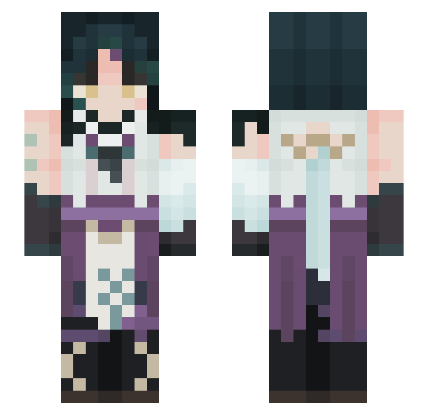 natalia_15 Minecraft skin, front and back view