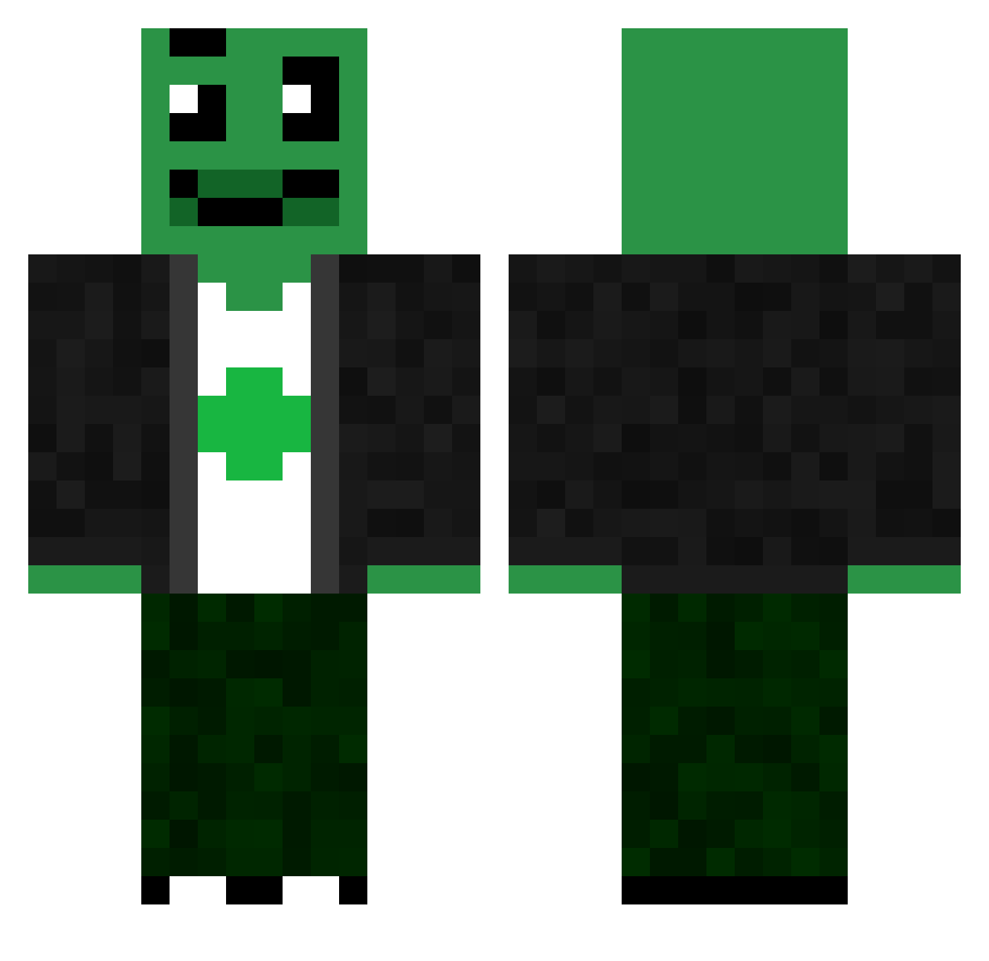 Antoni7067 Minecraft skin, front and back view
