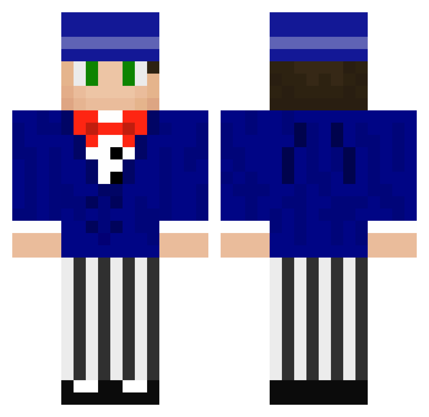 CmanflipYT Minecraft skin, front and back view