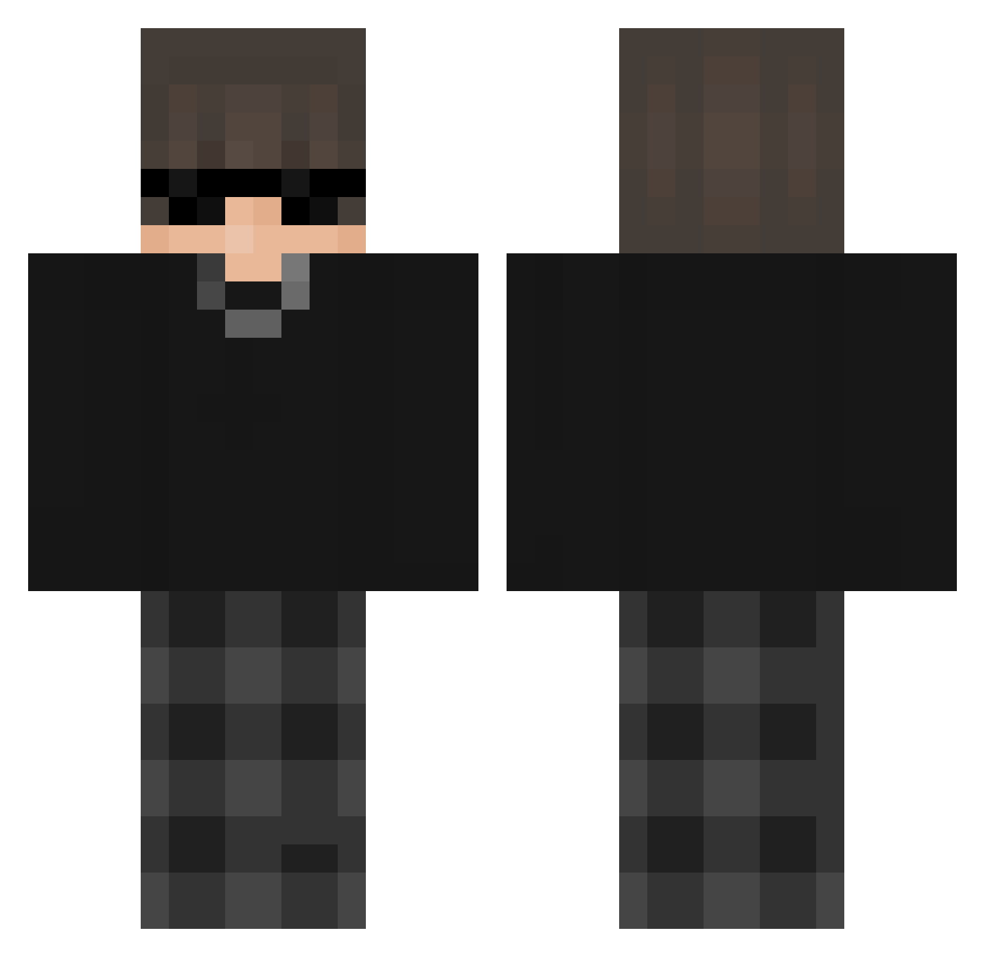 nadavik5 Minecraft skin, front and back view