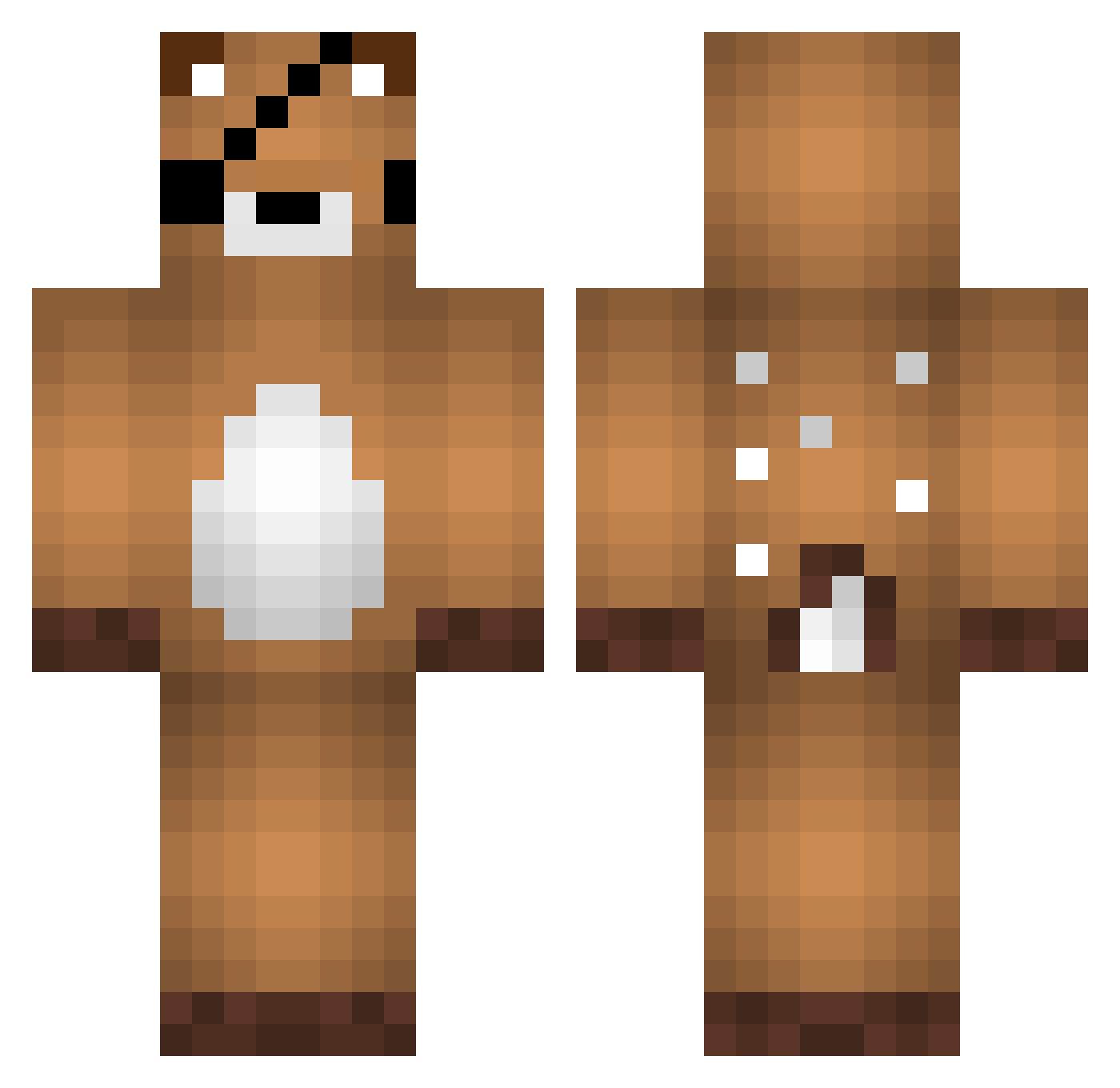 __Smoaca__ Minecraft skin, front and back view