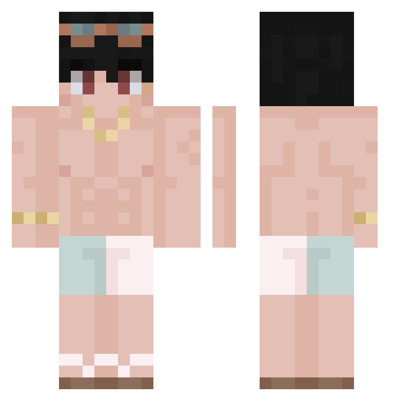 jop_son Minecraft skin, front and back view