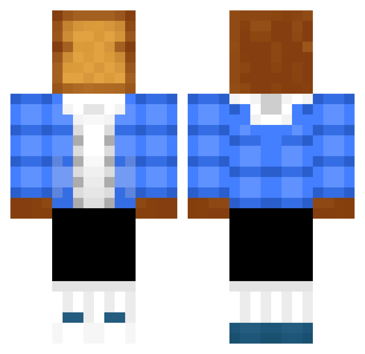 TarryBiscuit778 Minecraft skin, front and back view