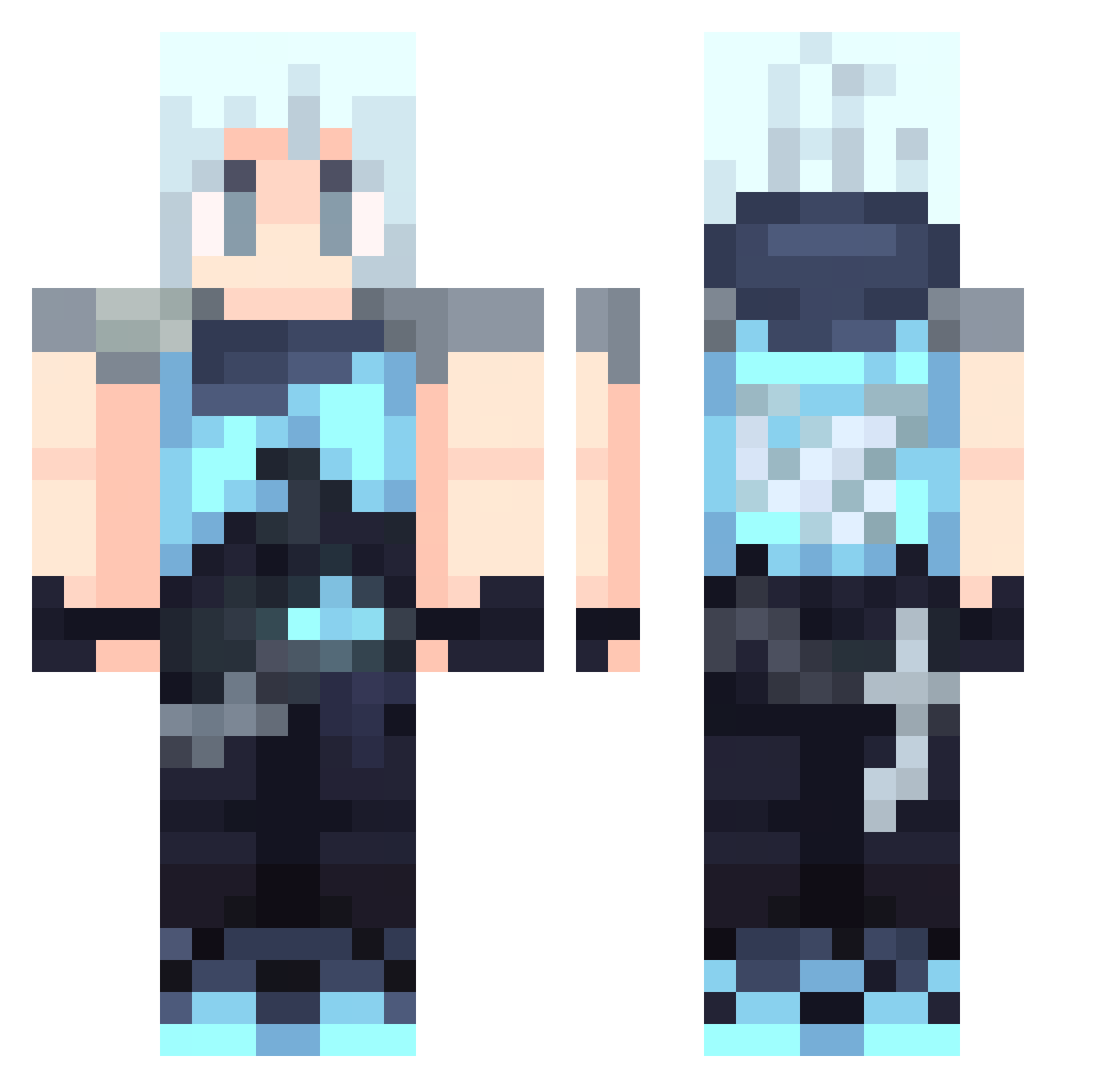 _bey Minecraft skin, front and back view