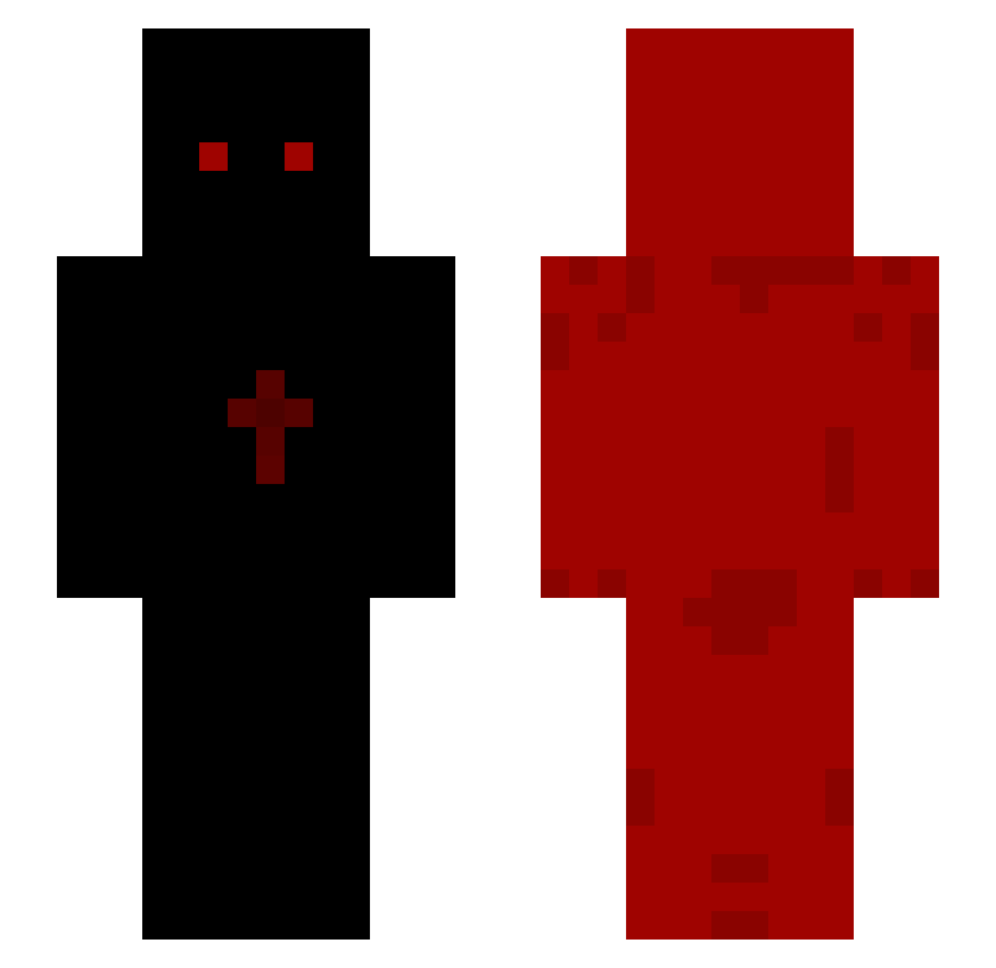 swczey Minecraft skin, front and back view