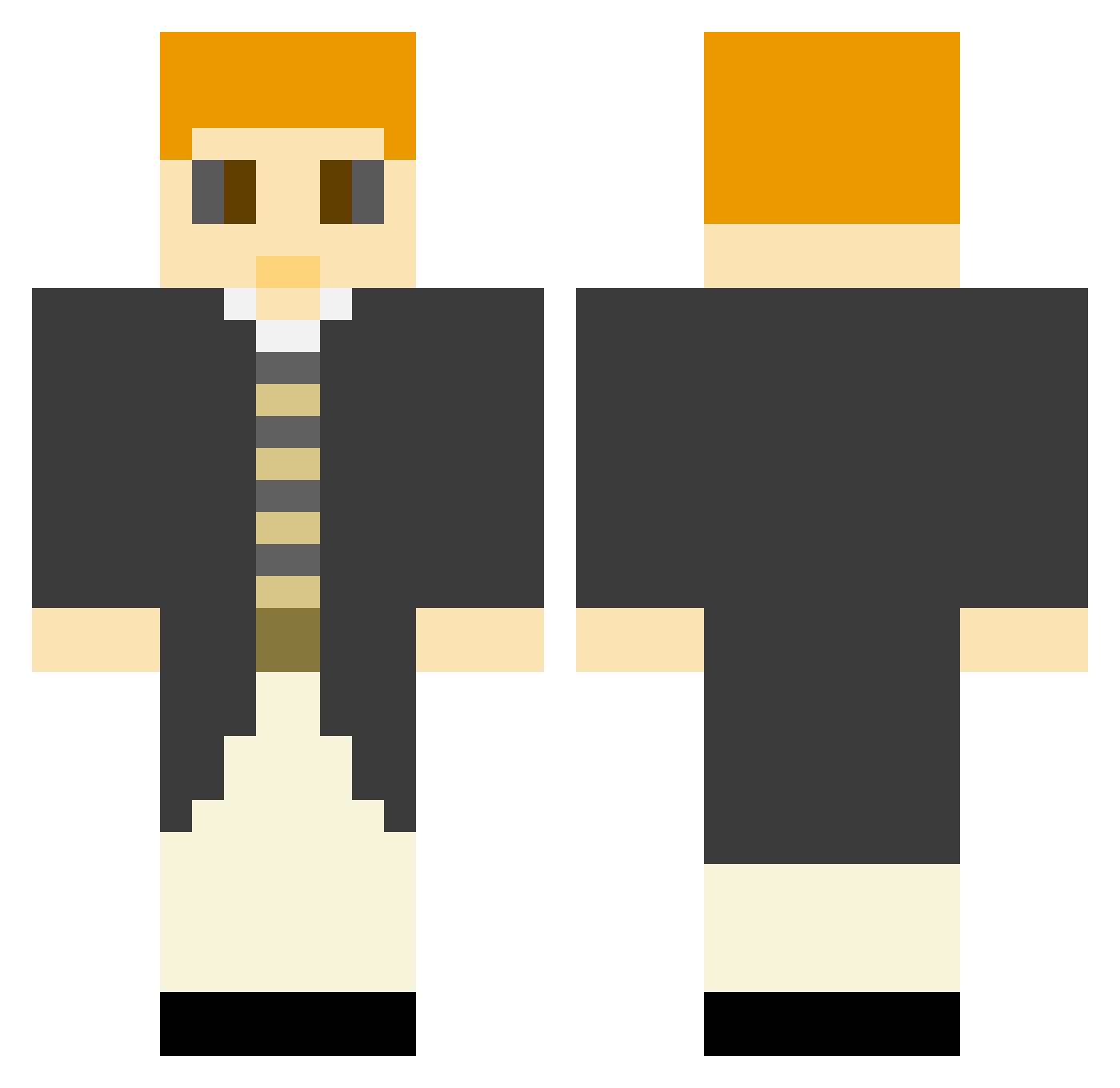WinnieXi0604 Minecraft skin, front and back view