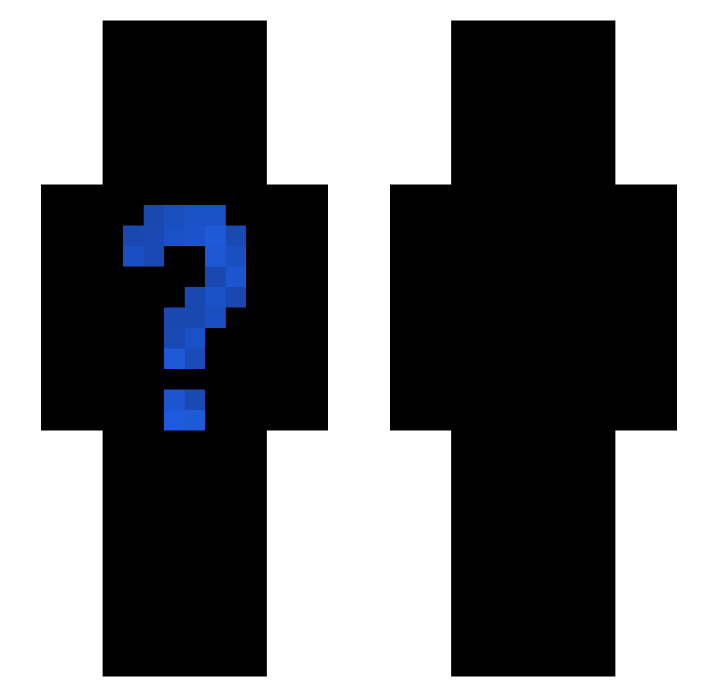 ViggoLevererar Minecraft skin, front and back view