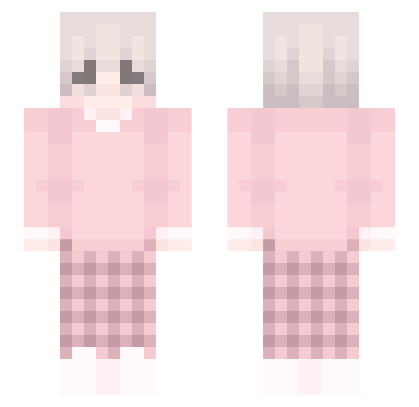 _Mqxo Minecraft skin, front and back view