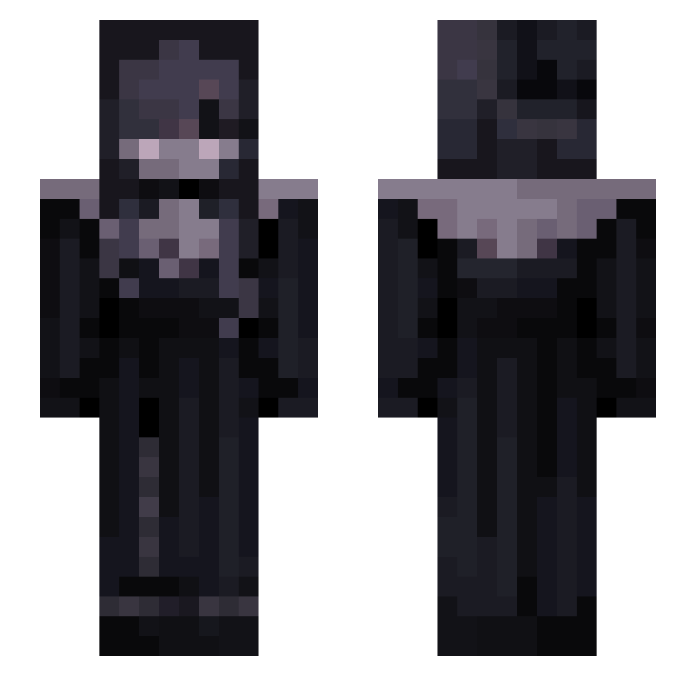 Sxup_ Minecraft skin, front and back view
