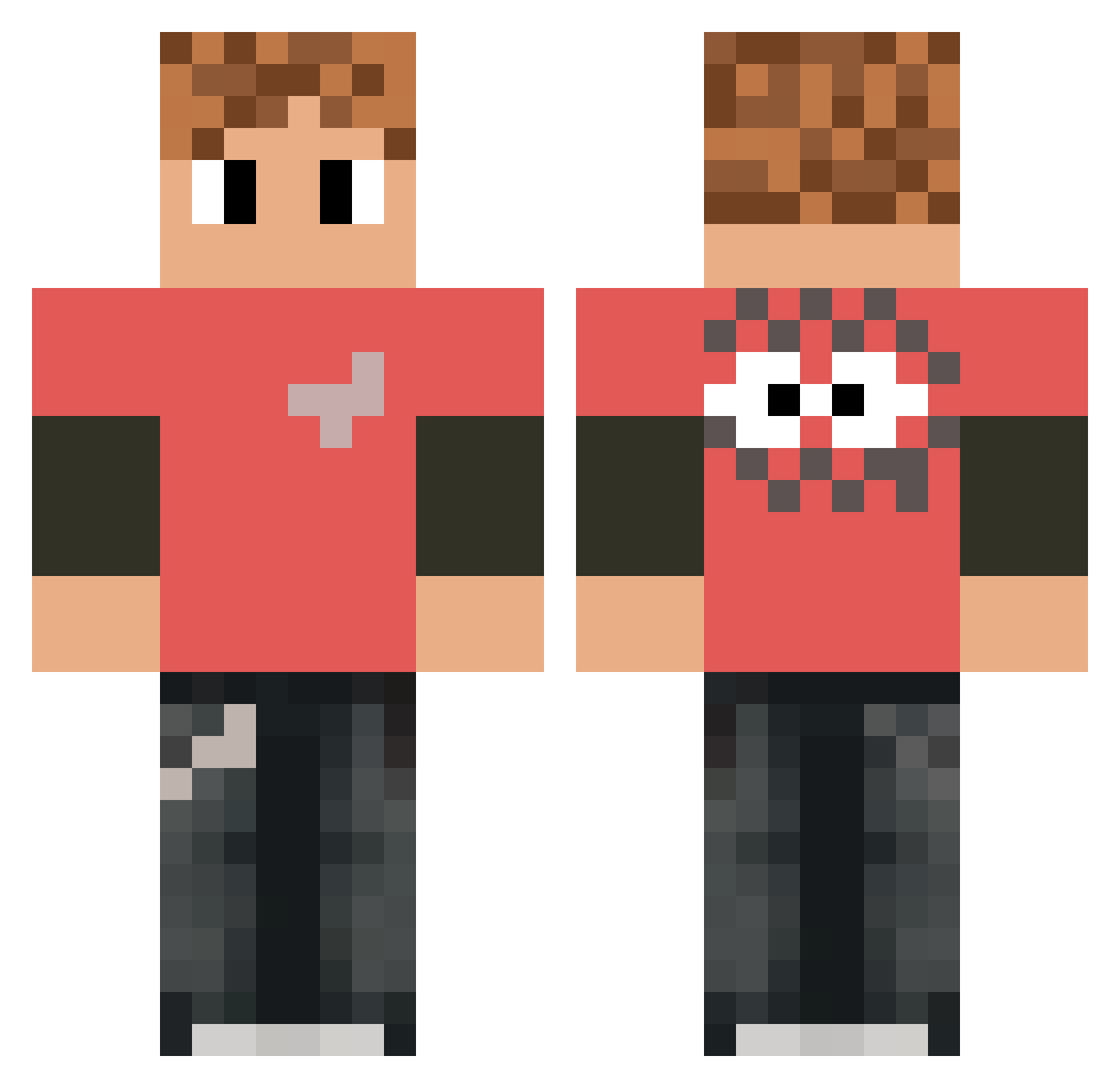 xilliam_ Minecraft skin, front and back view