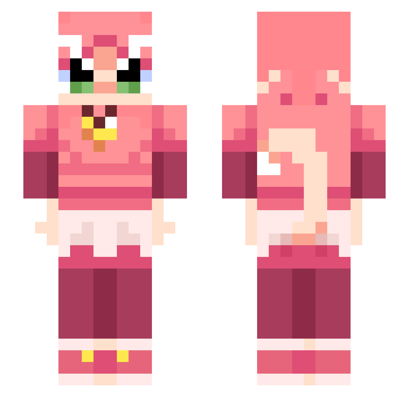 Alpar_ Minecraft skin, front and back view
