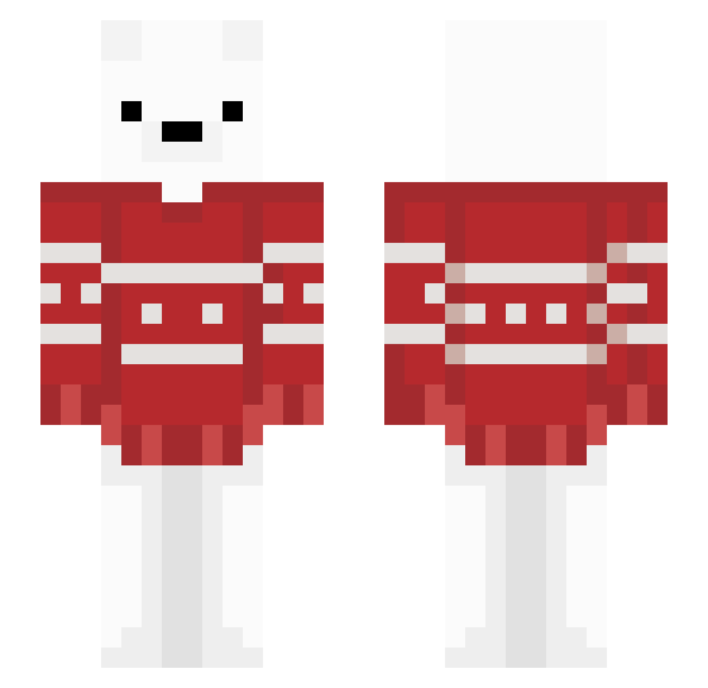 mmartens Minecraft skin, front and back view