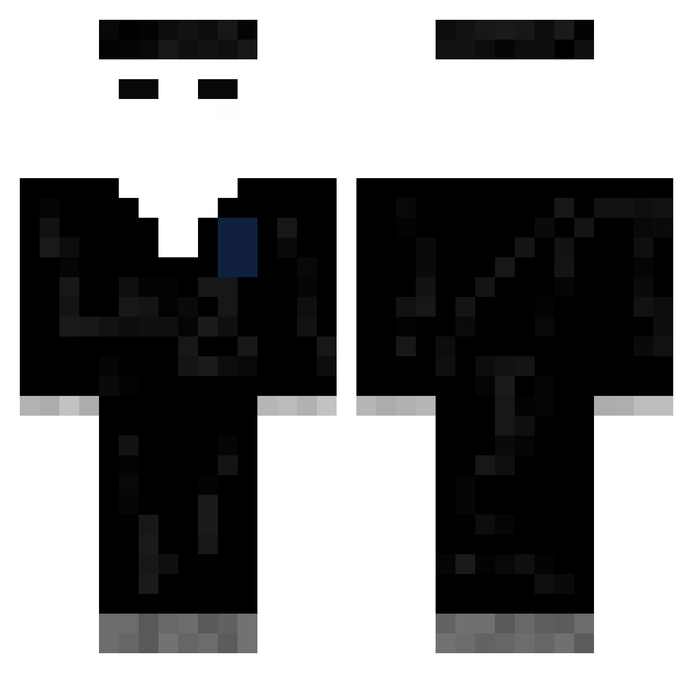Traytonsito Minecraft skin, front and back view