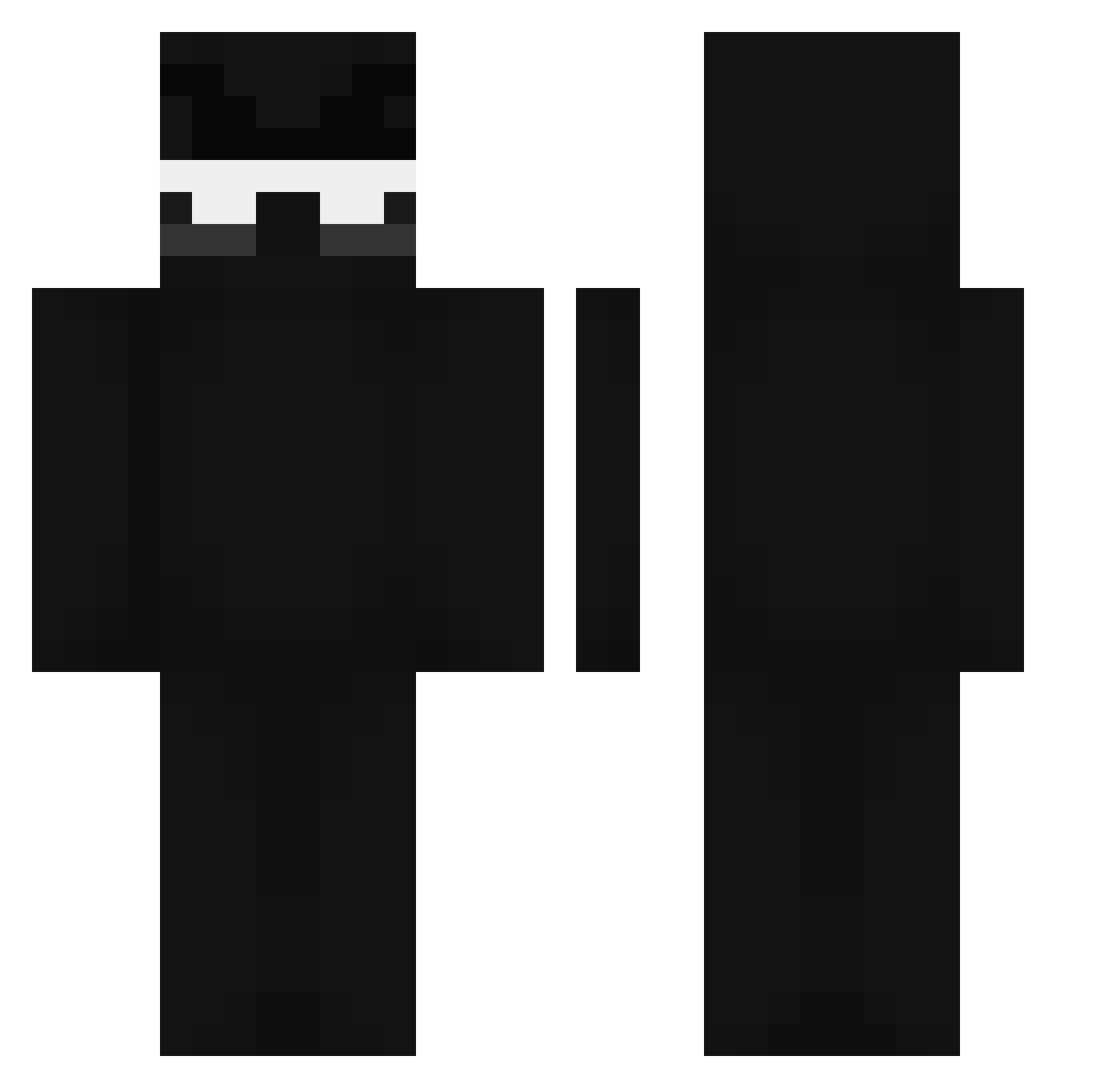 Wlqk_ Minecraft skin, front and back view