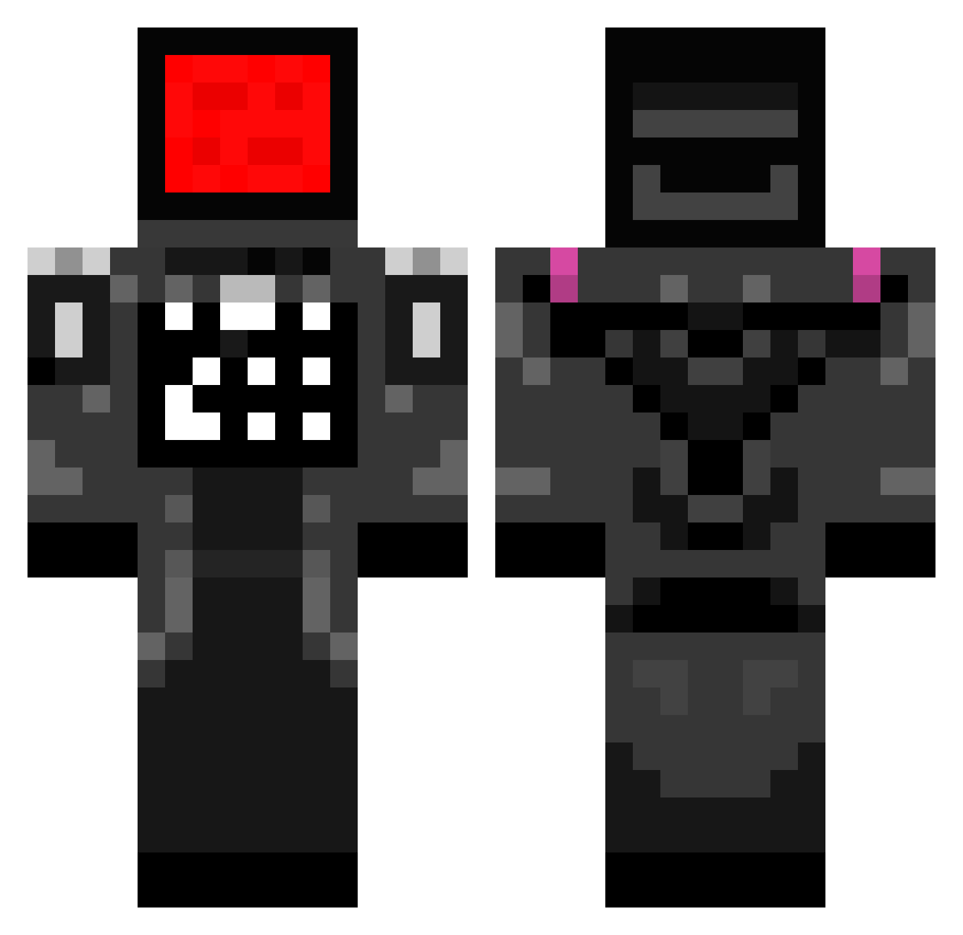 susamogus999 Minecraft skin, front and back view