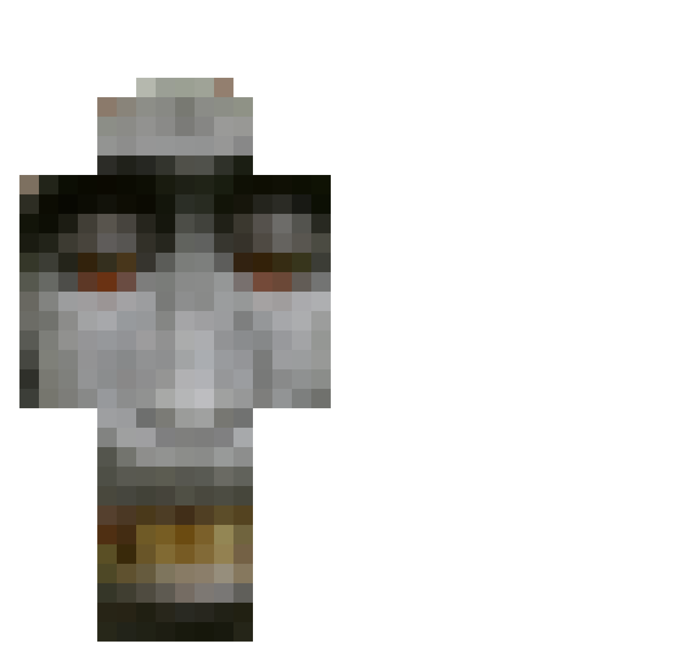 StanleyAnn Minecraft skin, front and back view