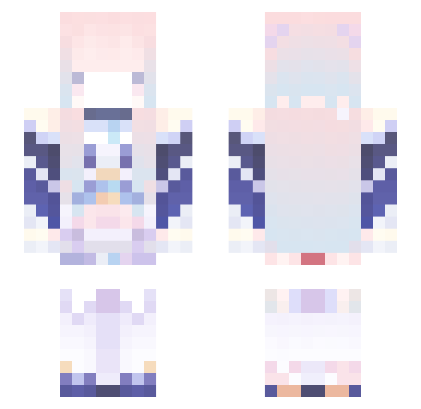 megarqgu Minecraft skin, front and back view