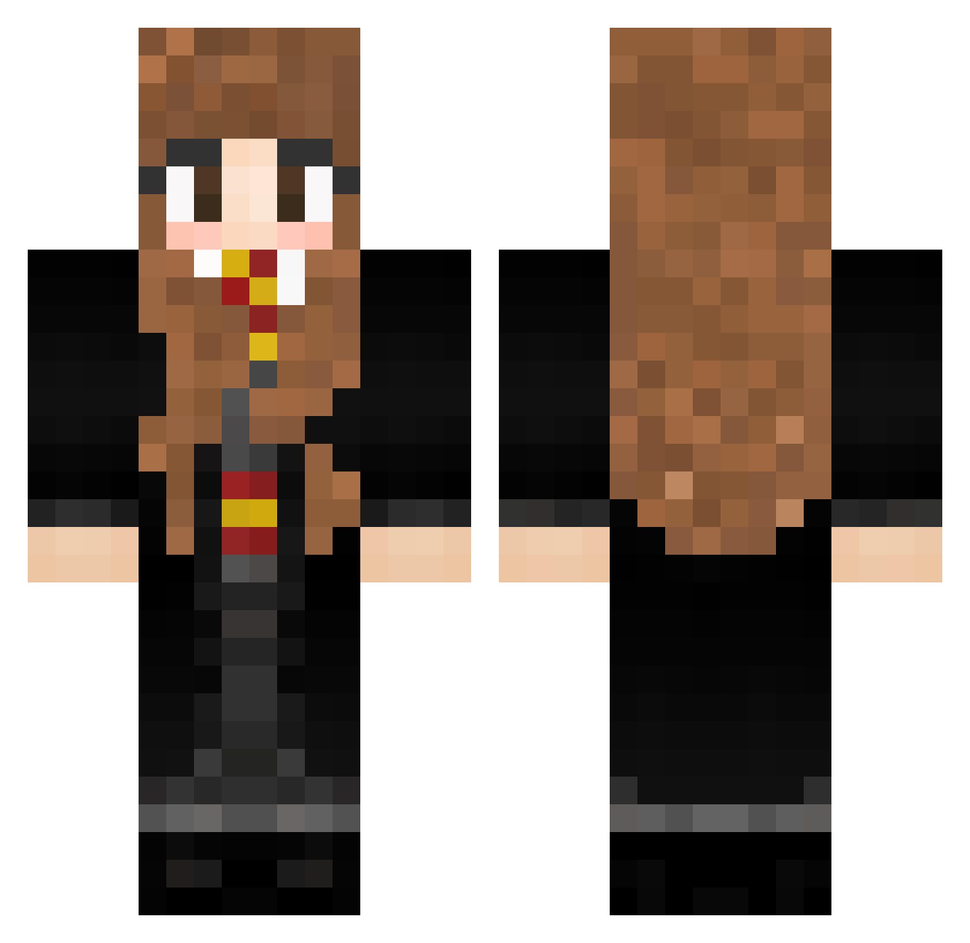 THE_GEKIS Minecraft skin, front and back view