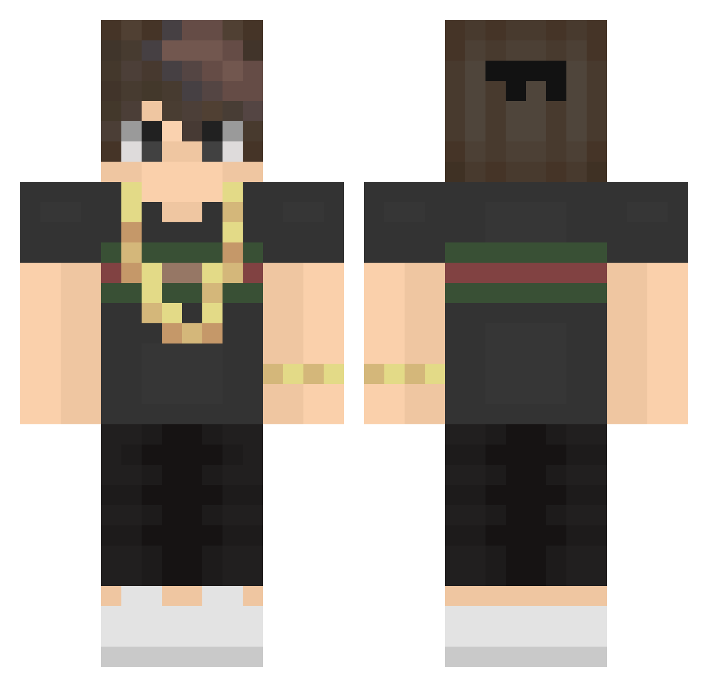 vanqer_tr Minecraft skin, front and back view