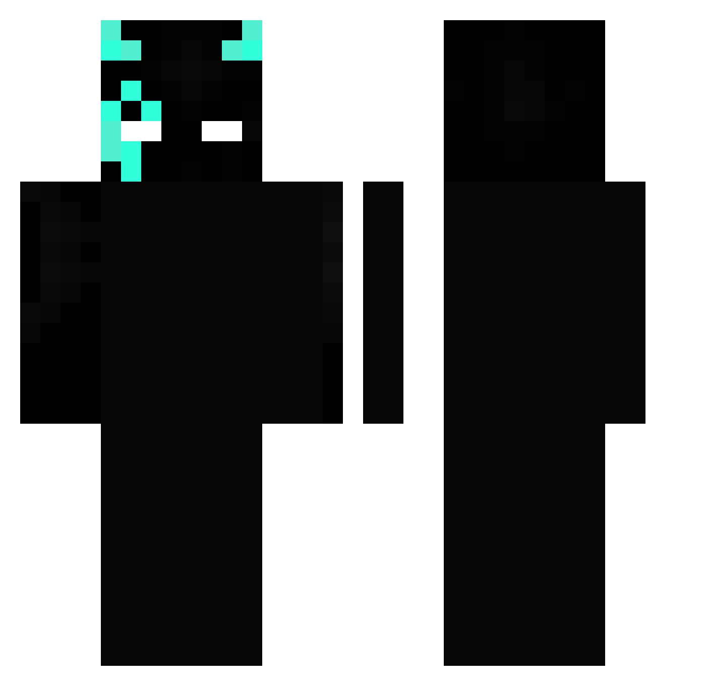fatcat2456 Minecraft skin, front and back view