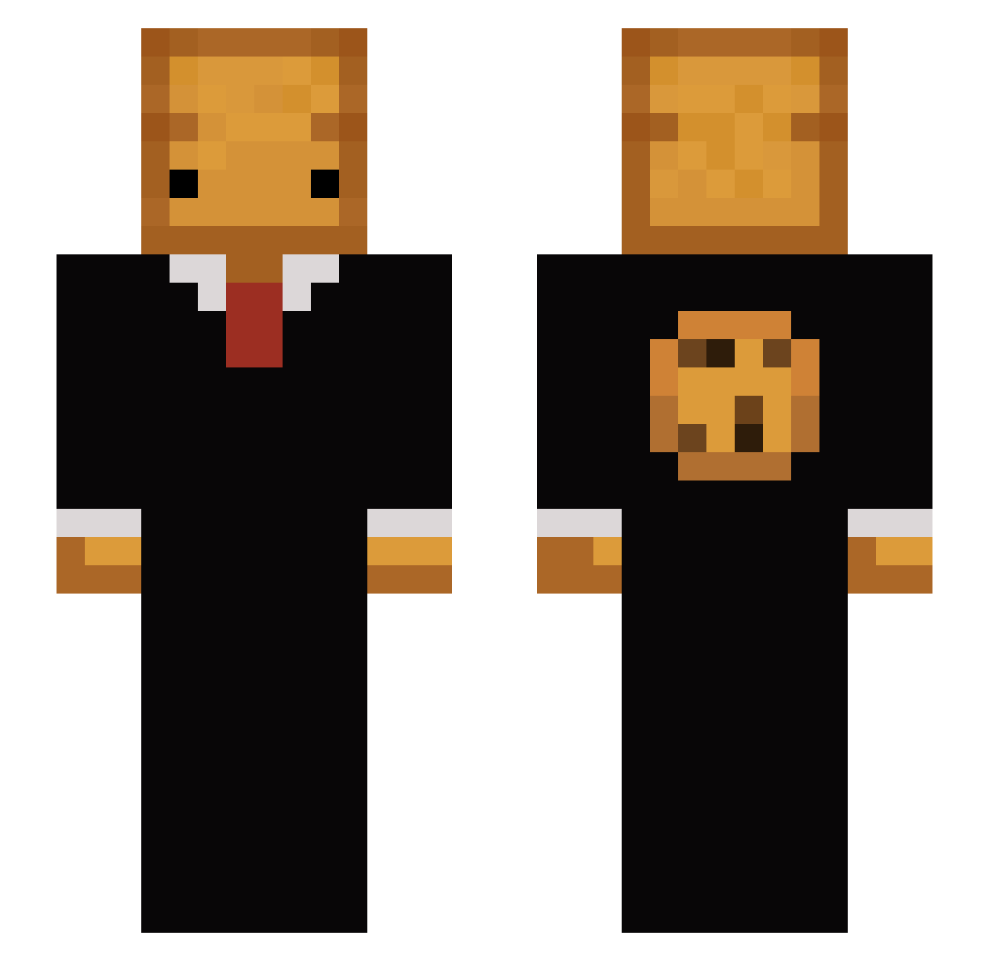 pivis_ Minecraft skin, front and back view
