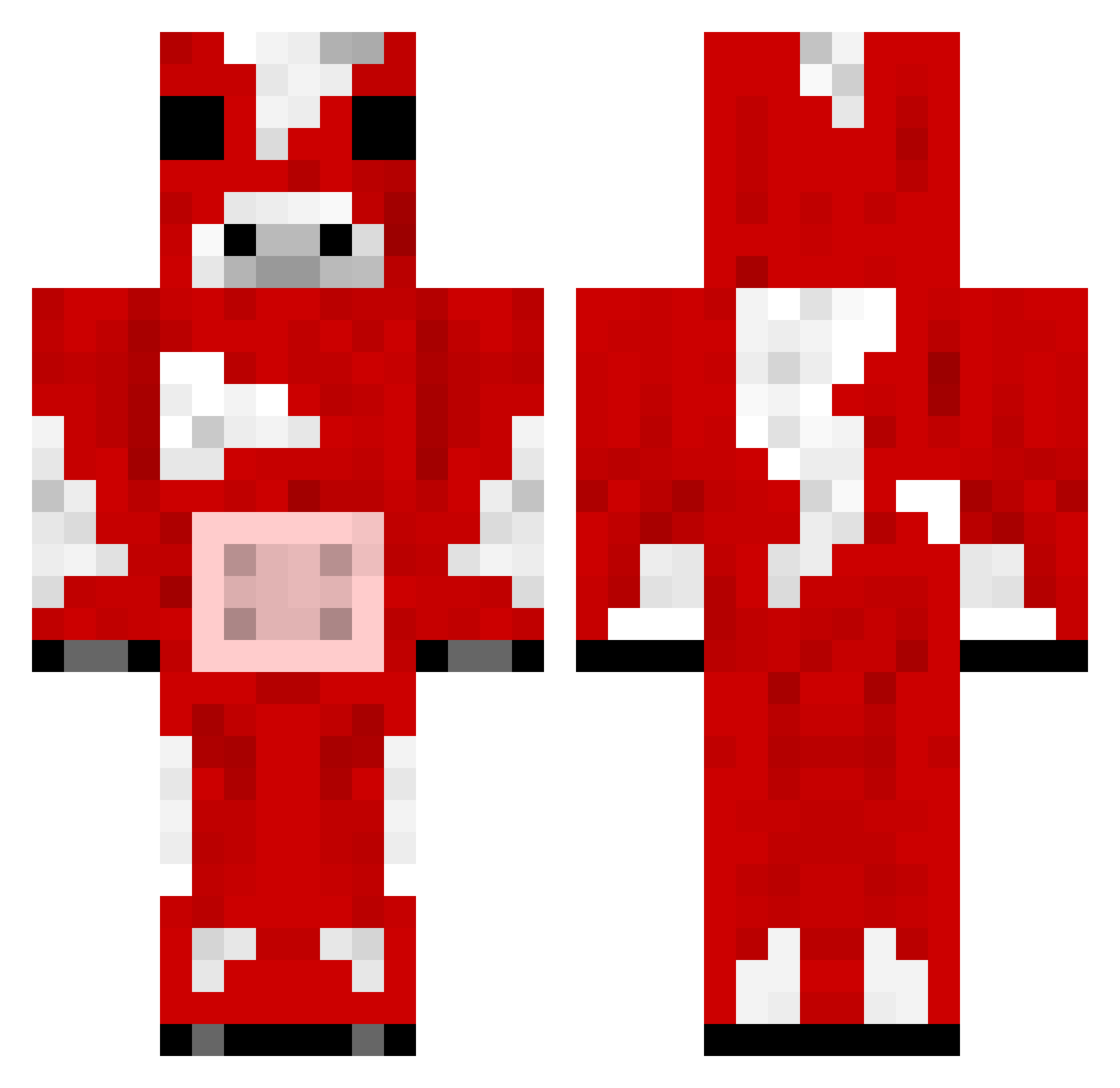 DodoBird109 Minecraft skin, front and back view